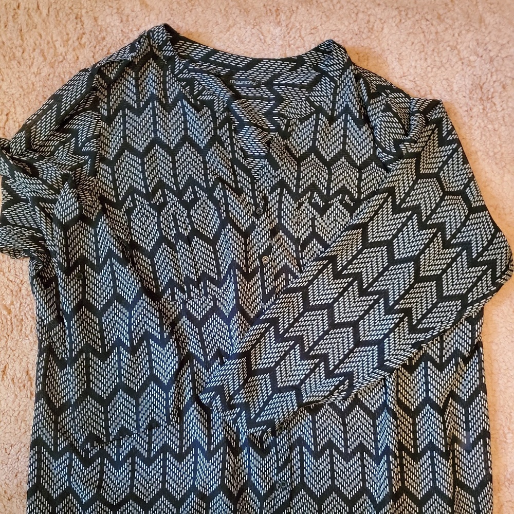 Maurices Popover Tunic Top